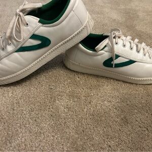 White & Green Tretorn  Sneakers - 9W